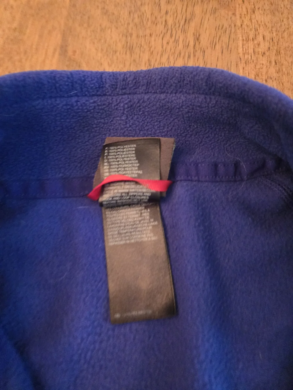 The North Face Men's Blue Fleece Pullover Jacket